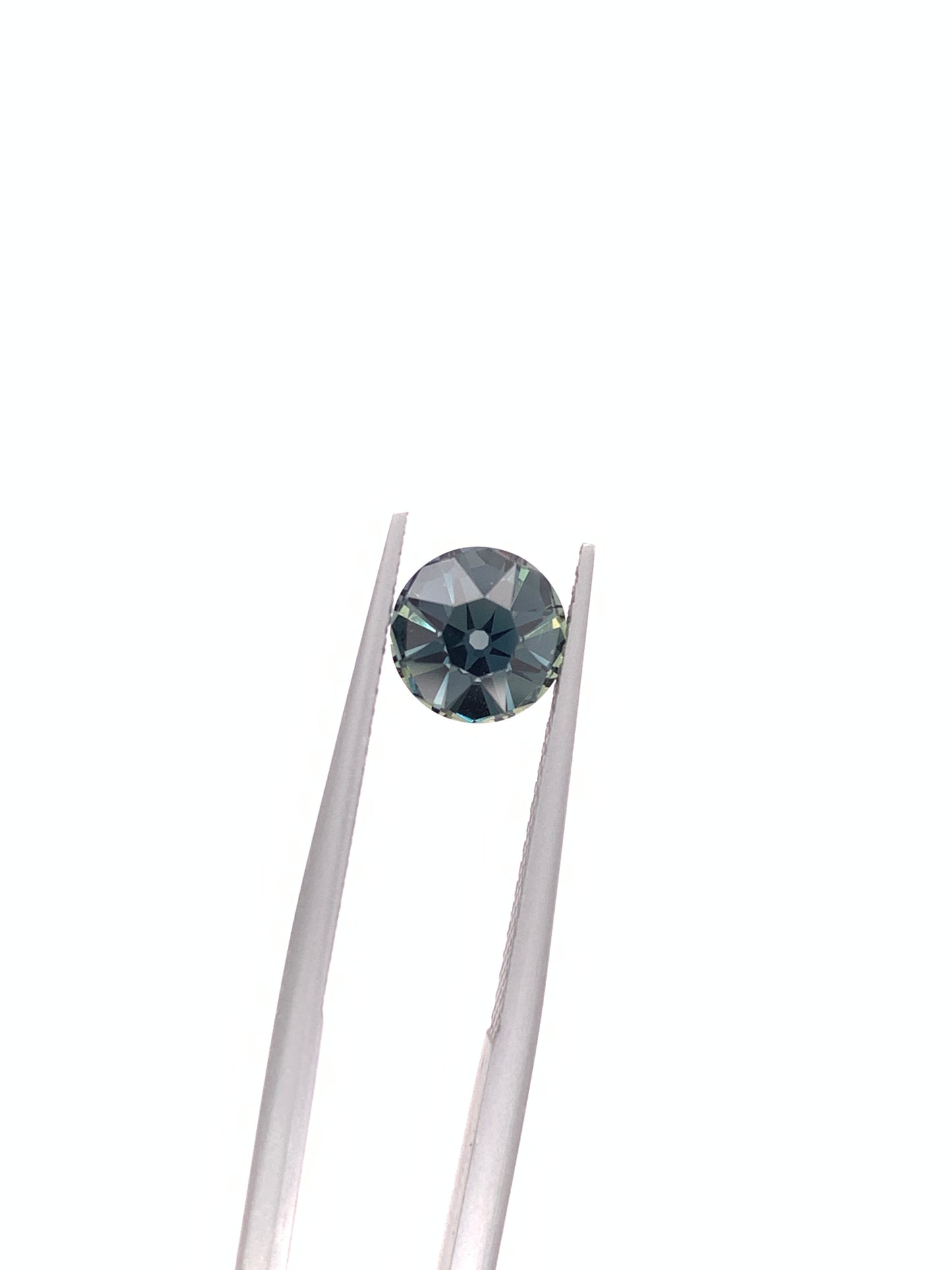 Green Sapphire — 2.02ct Round Step Cut | 7.47mm | Tanzania | Unheated