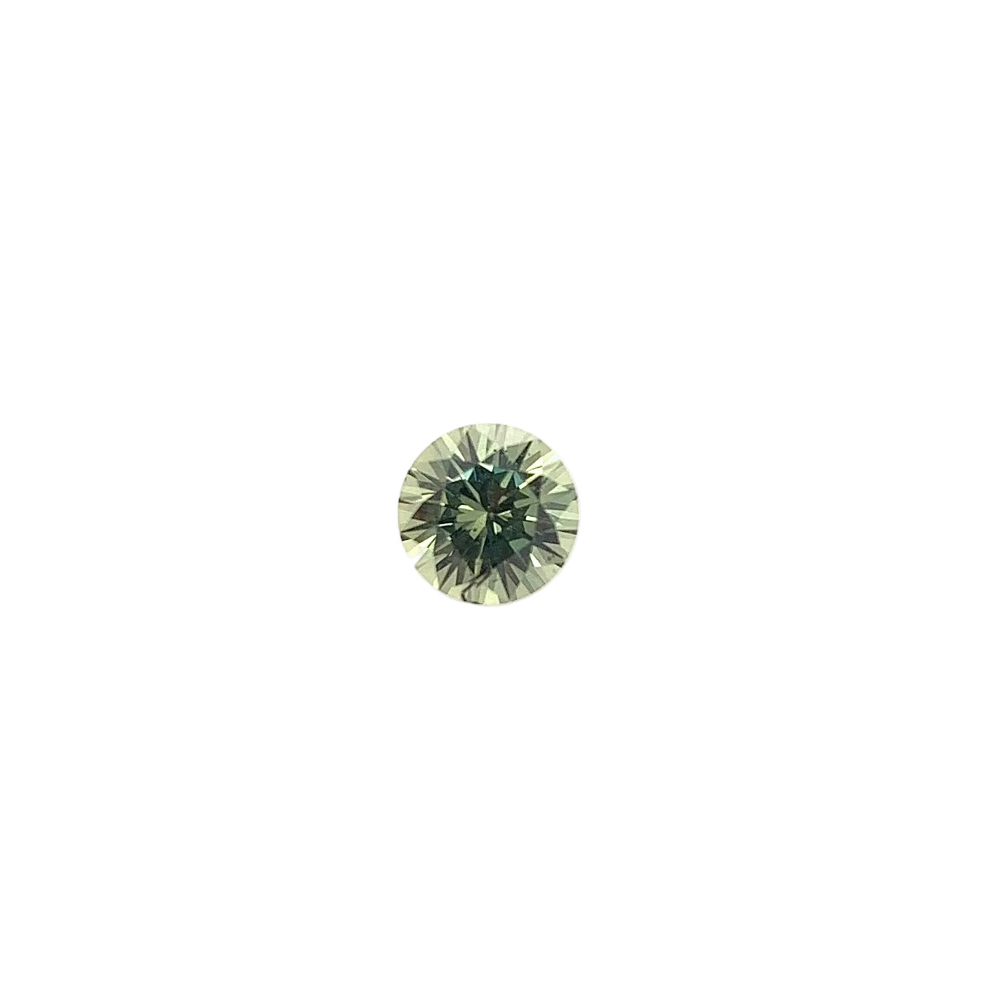 Green Sapphire — 0.92ct Round Brilliant Cut | 5.75mm | Tanzania | Unheated