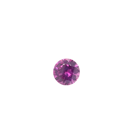 Purple Sapphire — 1.51ct Round Brilliant Cut | 7.00mm | Mozambique | Heated