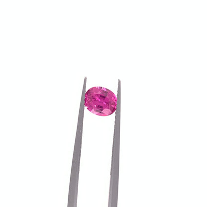 Pink Sapphire — 1.01ct Oval | 6.60x5.50mm | Mozambique | Heated