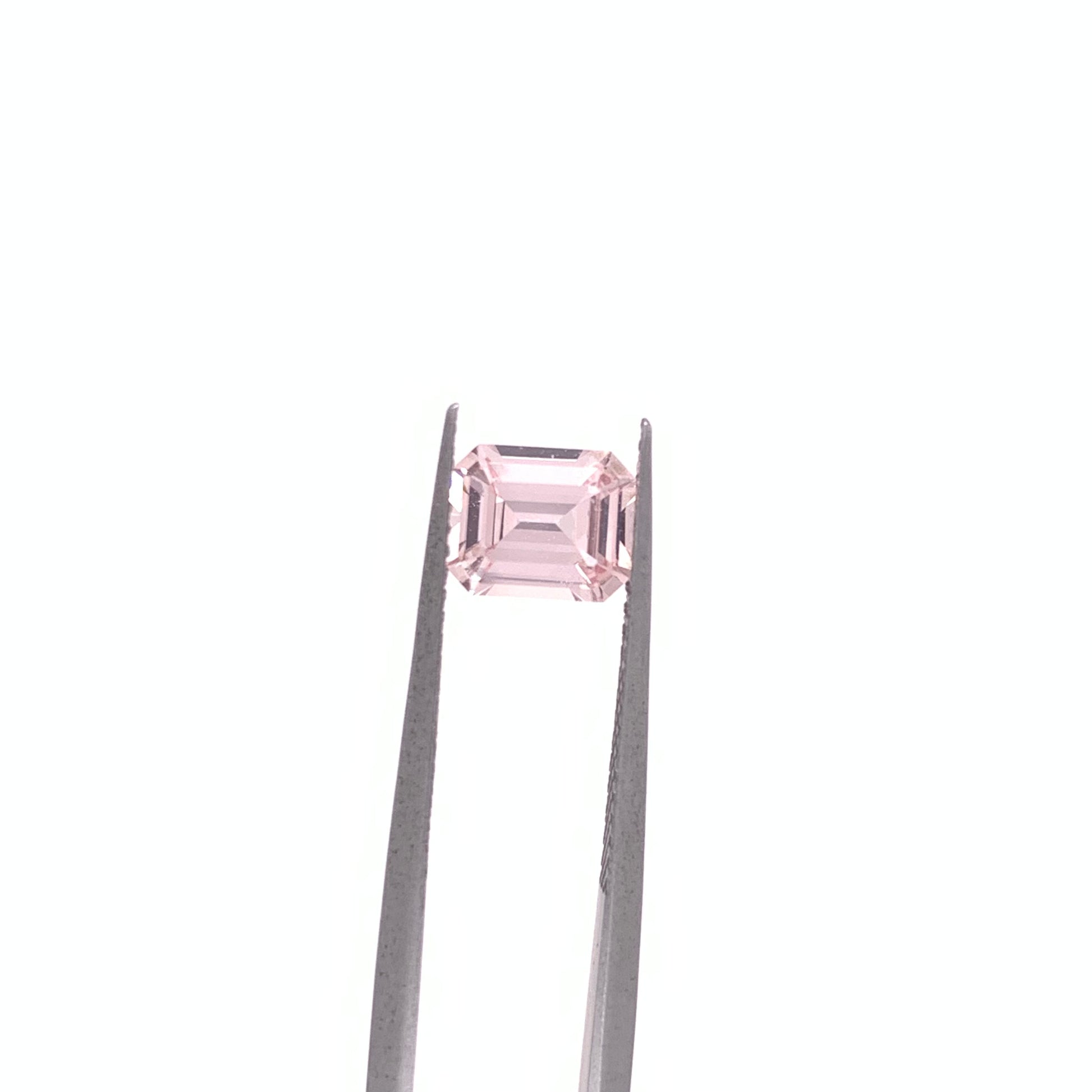 Peach Sapphire — 1.49ct Emerald Cut | 7.25x5.95mm | Madagascar | Unheated