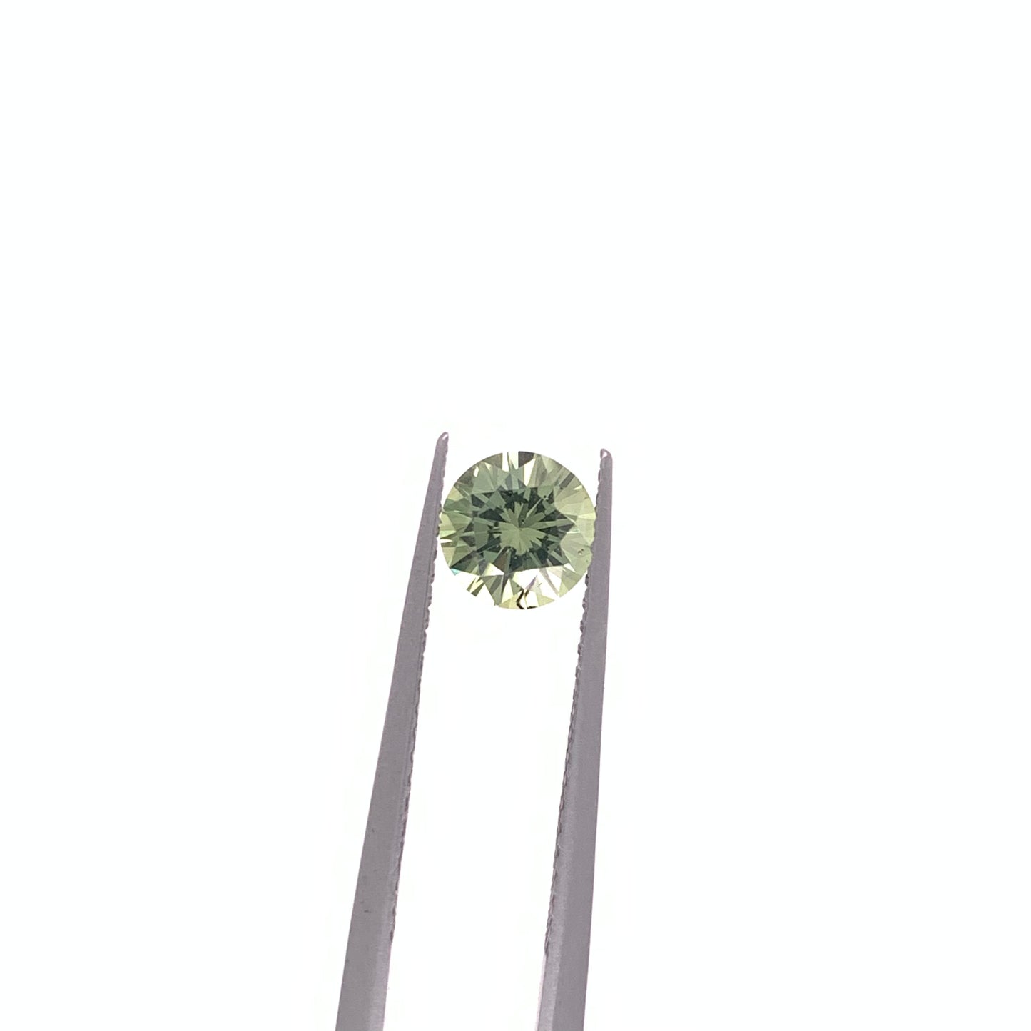 Green Sapphire — 0.92ct Round Brilliant Cut | 5.75mm | Tanzania | Unheated