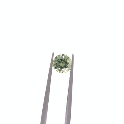 Green Sapphire — 0.92ct Round Brilliant Cut | 5.75mm | Tanzania | Unheated