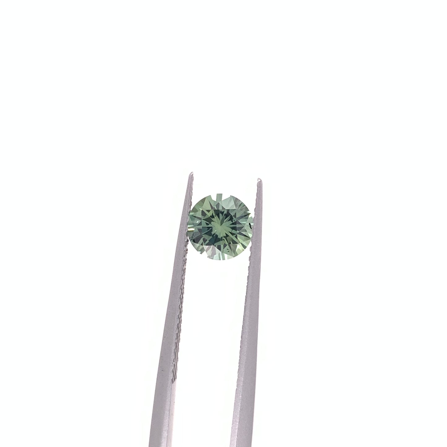Green Sapphire — 0.88ct Round Brilliant Cut | 5.80mm | Tanzania | Unheated