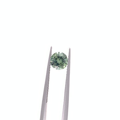 Green Sapphire — 0.88ct Round Brilliant Cut | 5.80mm | Tanzania | Unheated
