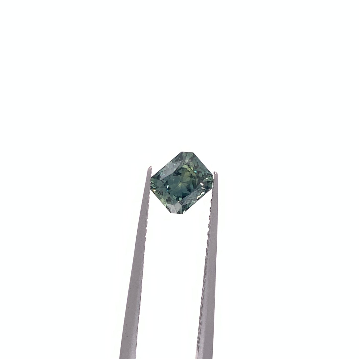 Teal Sapphire — 0.97ct Radiant | 5.90x5.00mm | Tanzania | Unheated