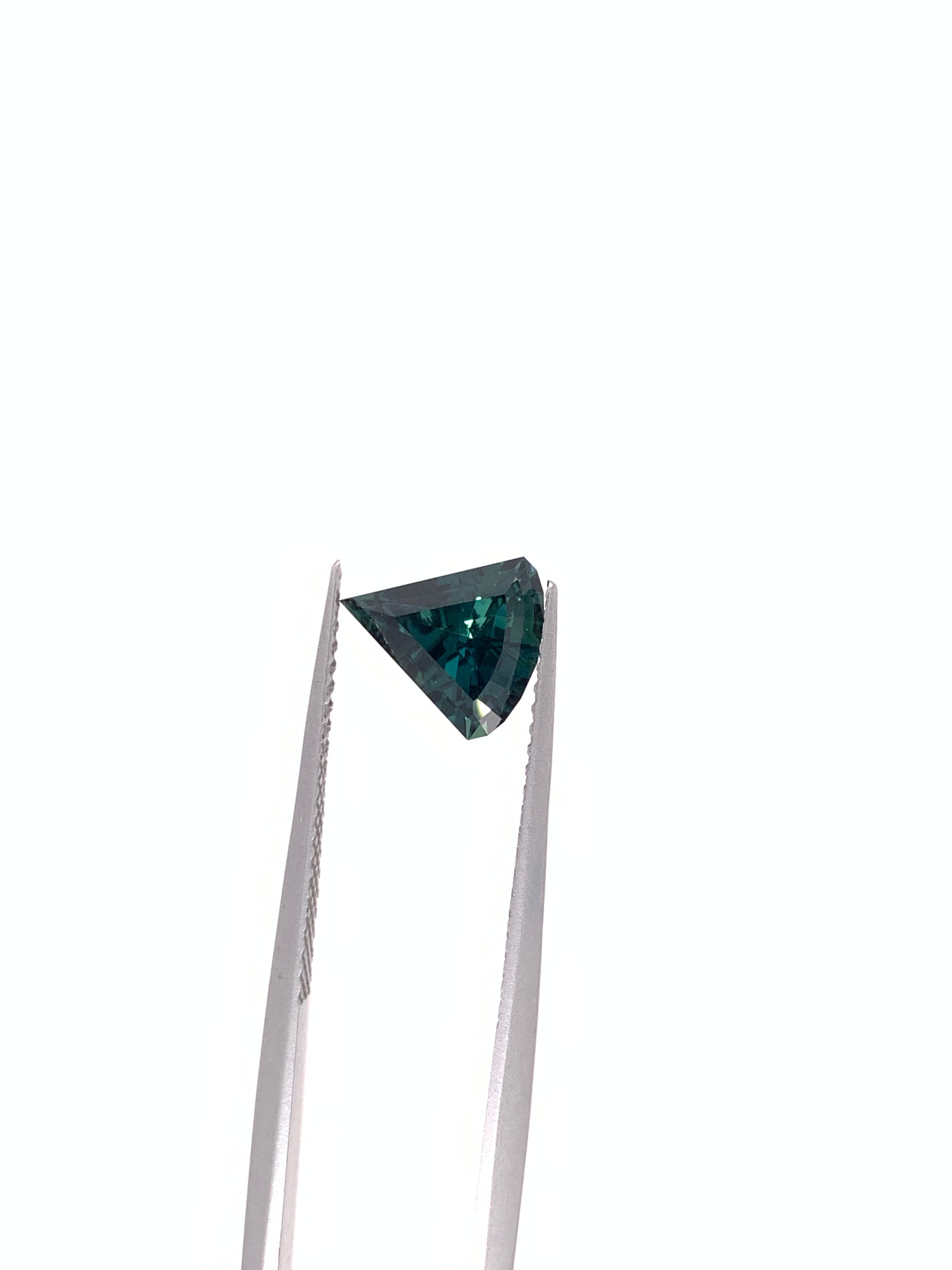 Teal Sapphire — 1.47ct Geometric | 8.00 x 7.90mm | Madagascar | Unheated