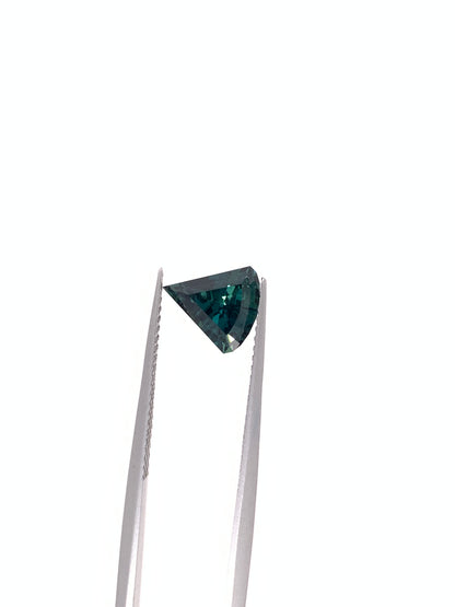 Teal Sapphire — 1.47ct Geometric | 8.00 x 7.90mm | Madagascar | Unheated