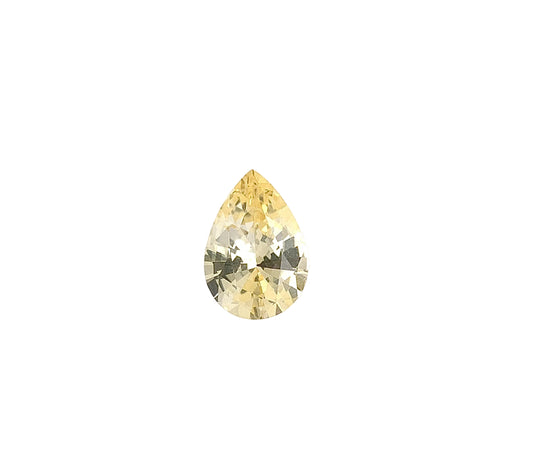 Yellow Sapphire — 2.12ct Pear | 10.30 x 7.15mm | Sri Lanka | Unheated