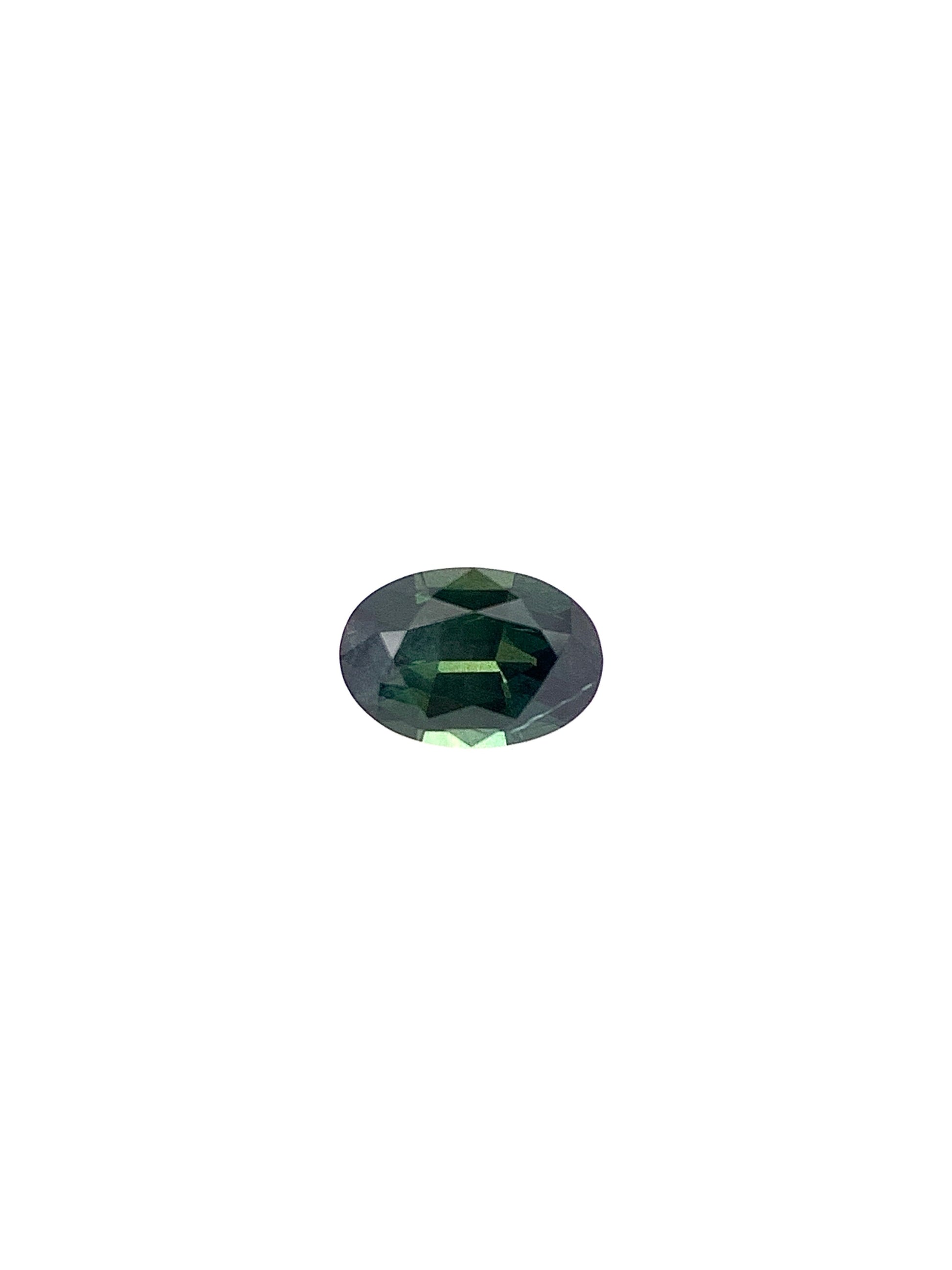 Green Sapphire — 1.59ct Oval | 8.50 x 5.80mm | Kenya | Unheated