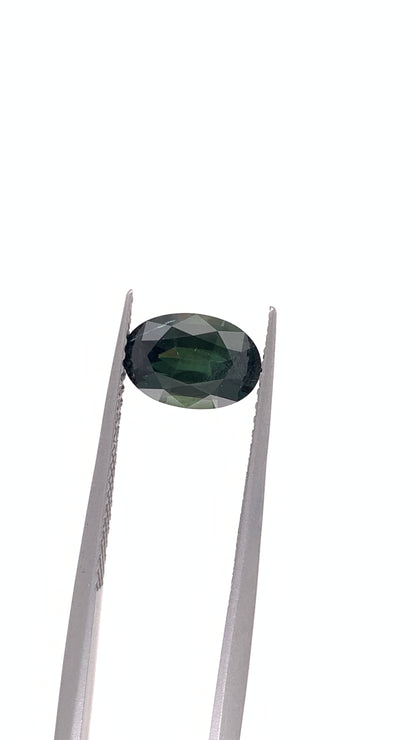 Green Sapphire — 1.59ct Oval | 8.50 x 5.80mm | Kenya | Unheated