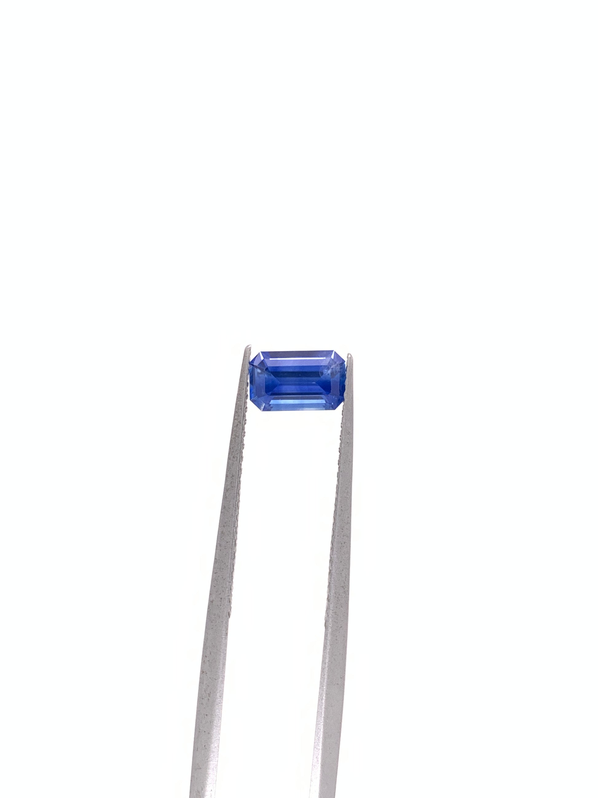 Blue Sapphire — 0.73ct Emerald Cut | 6.50 x 4.00mm | Sri Lanka | Heated