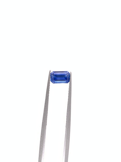 Blue Sapphire — 0.73ct Emerald Cut | 6.50 x 4.00mm | Sri Lanka | Heated