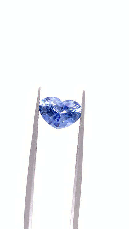 Blue Sapphire — 2.0ct Heart | 9.50 x 6.90mm | Sri Lanka | Heated