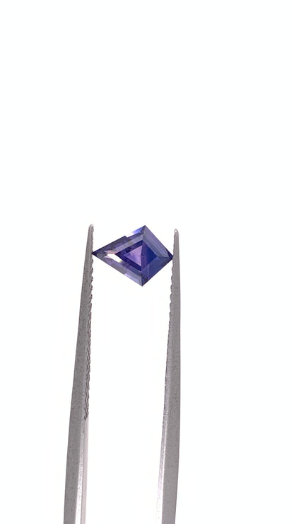 Purple Sapphire — 0.6ct Kite | 7.80 x 5.70mm | Madagascar | Heated