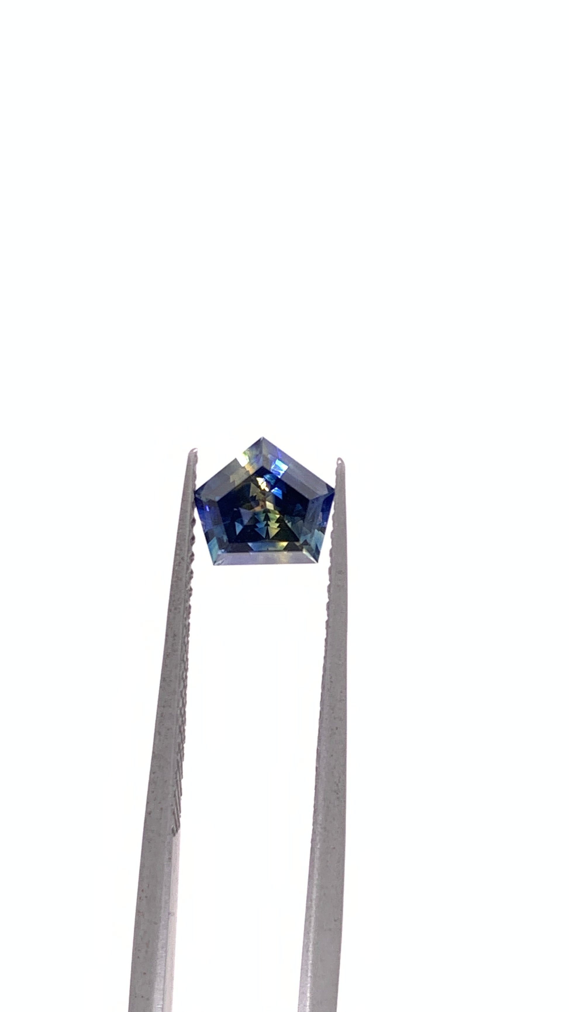 Blue Sapphire — 0.94ct Geometric | 6.80 x 6.10mm | Madagascar | Heated