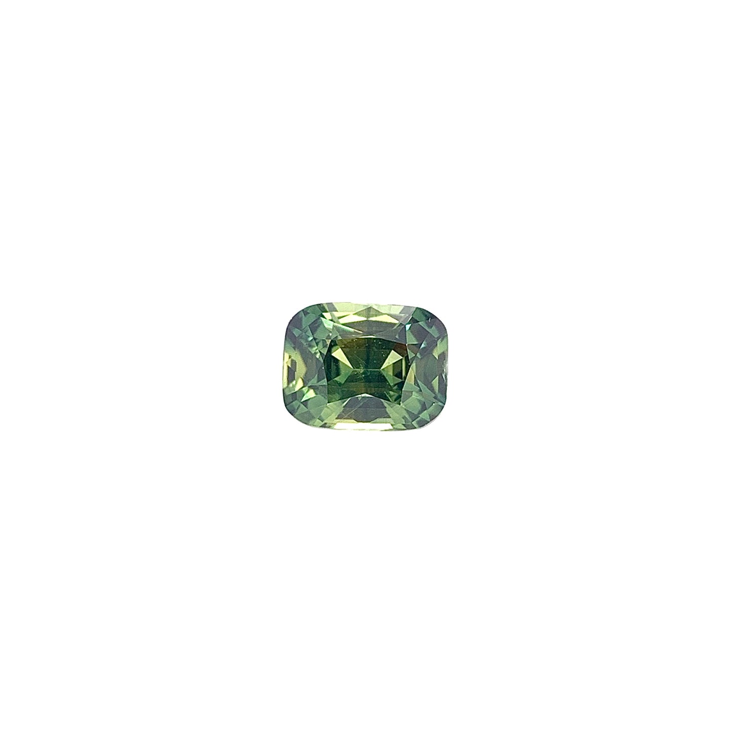 Green Sapphire — 2.06ct Cushion | 8.00x6.20mm | Madagascar | Heated