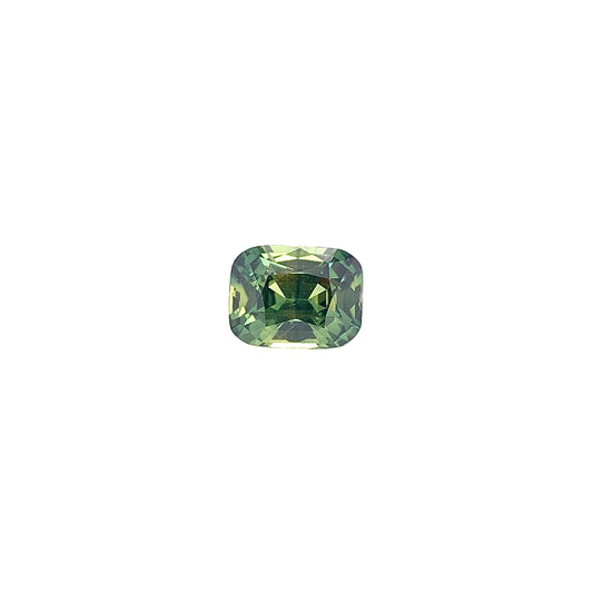 Green Sapphire — 2.06ct Cushion | 8.00x6.20mm | Madagascar | Heated