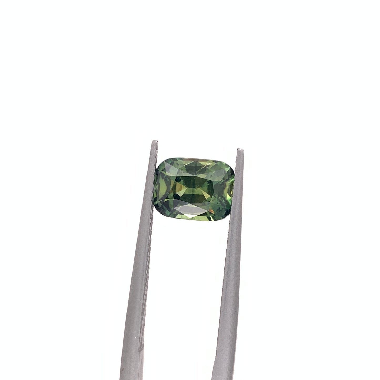 Green Sapphire — 2.06ct Cushion | 8.00x6.20mm | Madagascar | Heated