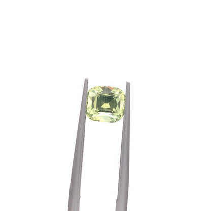 Green Sapphire — 2.07ct Cushion | 6.80x6.30mm | Madagascar | Heated