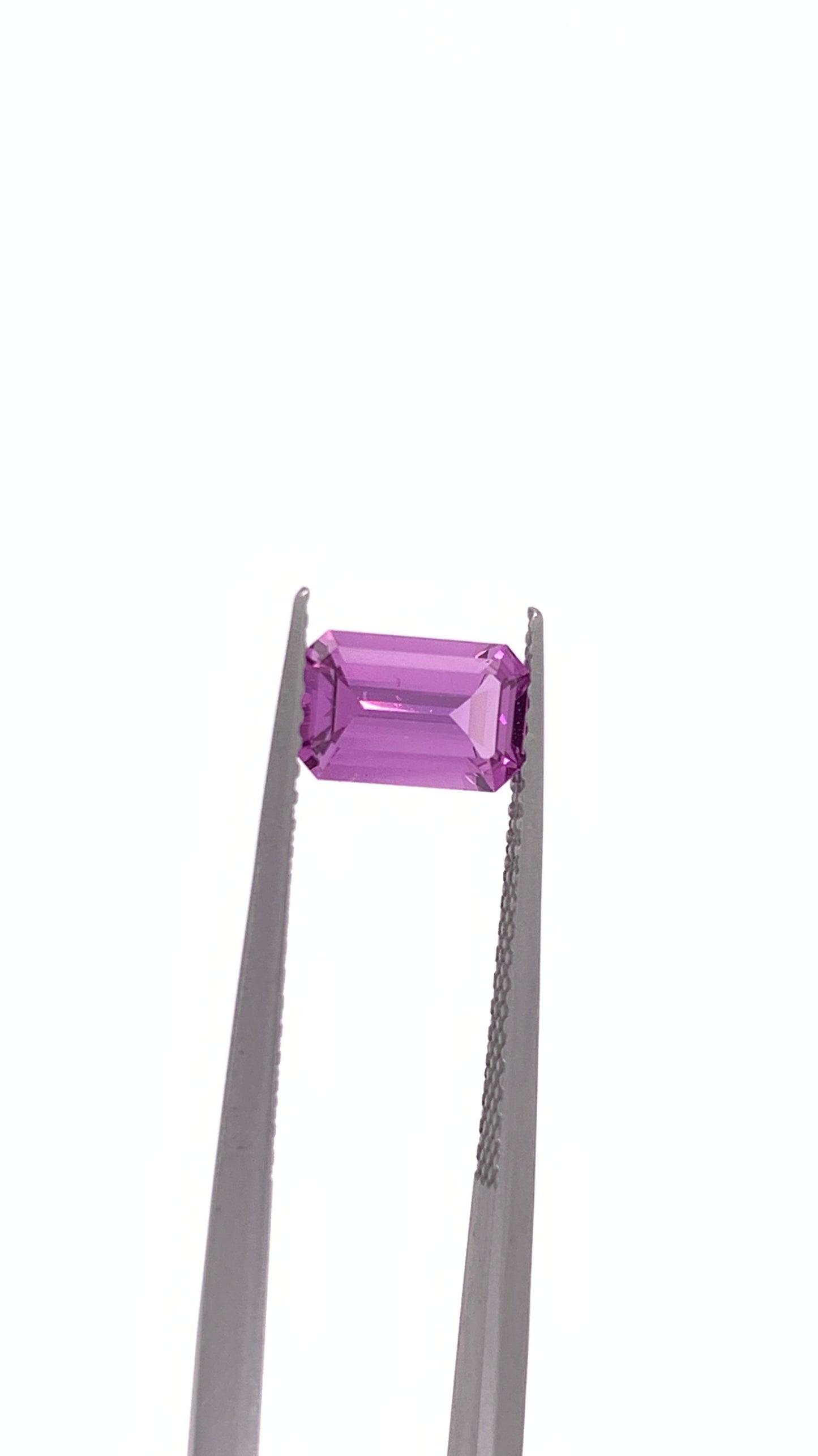 Purple Sapphire — 1.03ct Emerald Cut | 7.50 x 4.75mm | Madagascar | Unheated