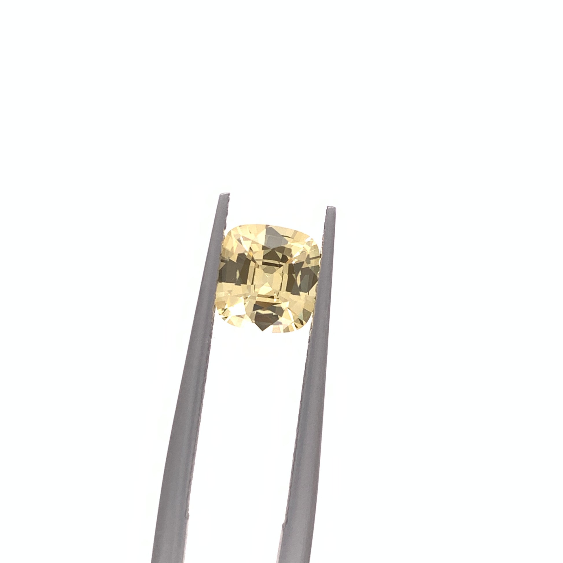 Yellow Sapphire — 1.63ct Cushion | 7.00x6.75mm | Sri Lanka | Heated