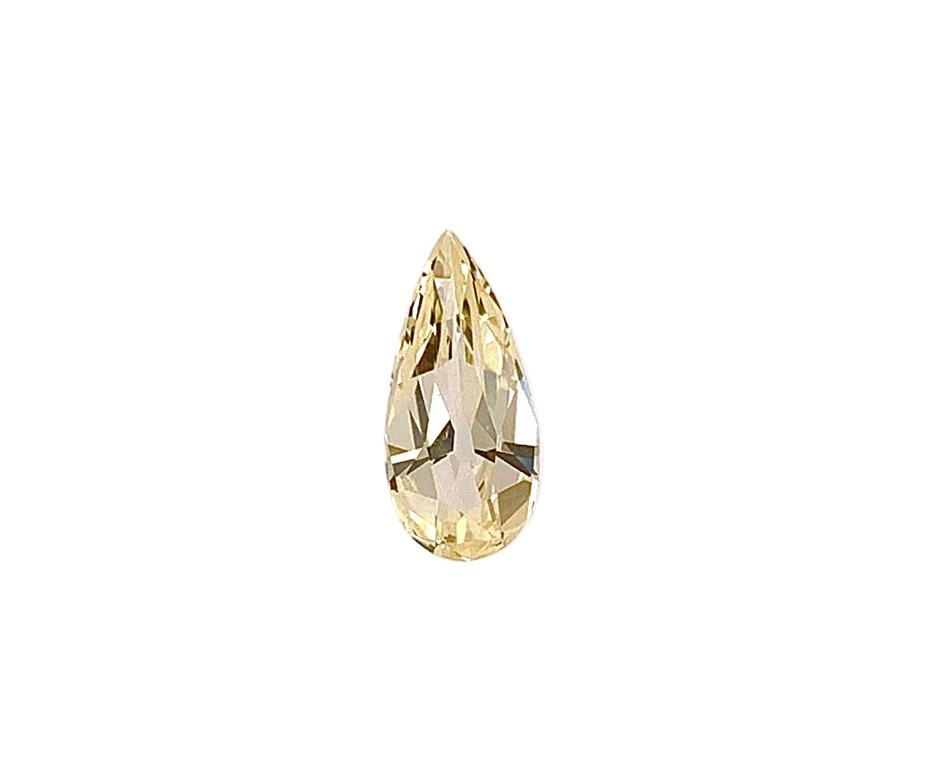 Yellow Sapphire — 0.7ct Antique Pear | 8.70 x 4.05mm | Sri Lanka | Heated