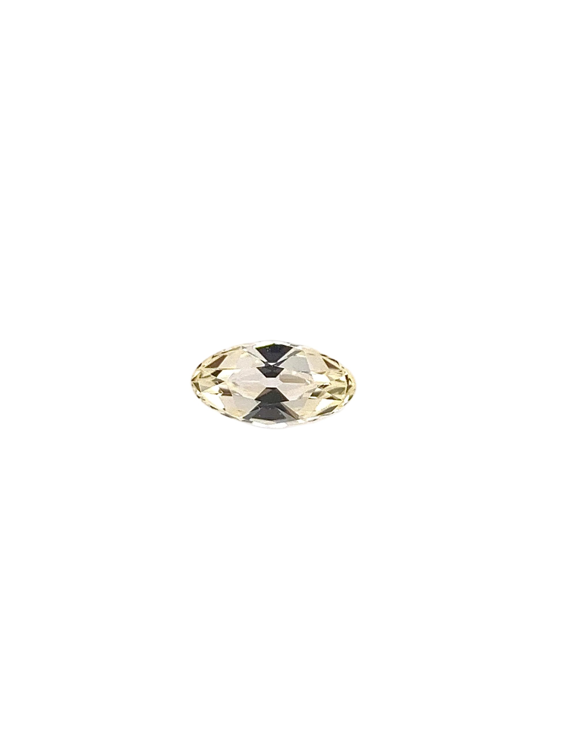 Yellow Sapphire — 0.71ct Antique Moval | 8.00 x 4.10mm | Sri Lanka | Heated