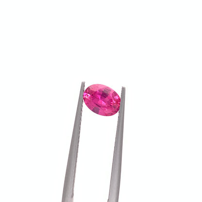 Pink Sapphire — 0.95ct Oval | 7.10x5.35mm | Mozambique | Heated