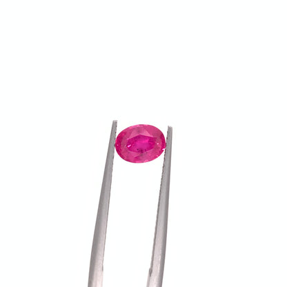 Pink Sapphire — 1.12ct Oval | 7.10x5.40mm | Mozambique | Heated