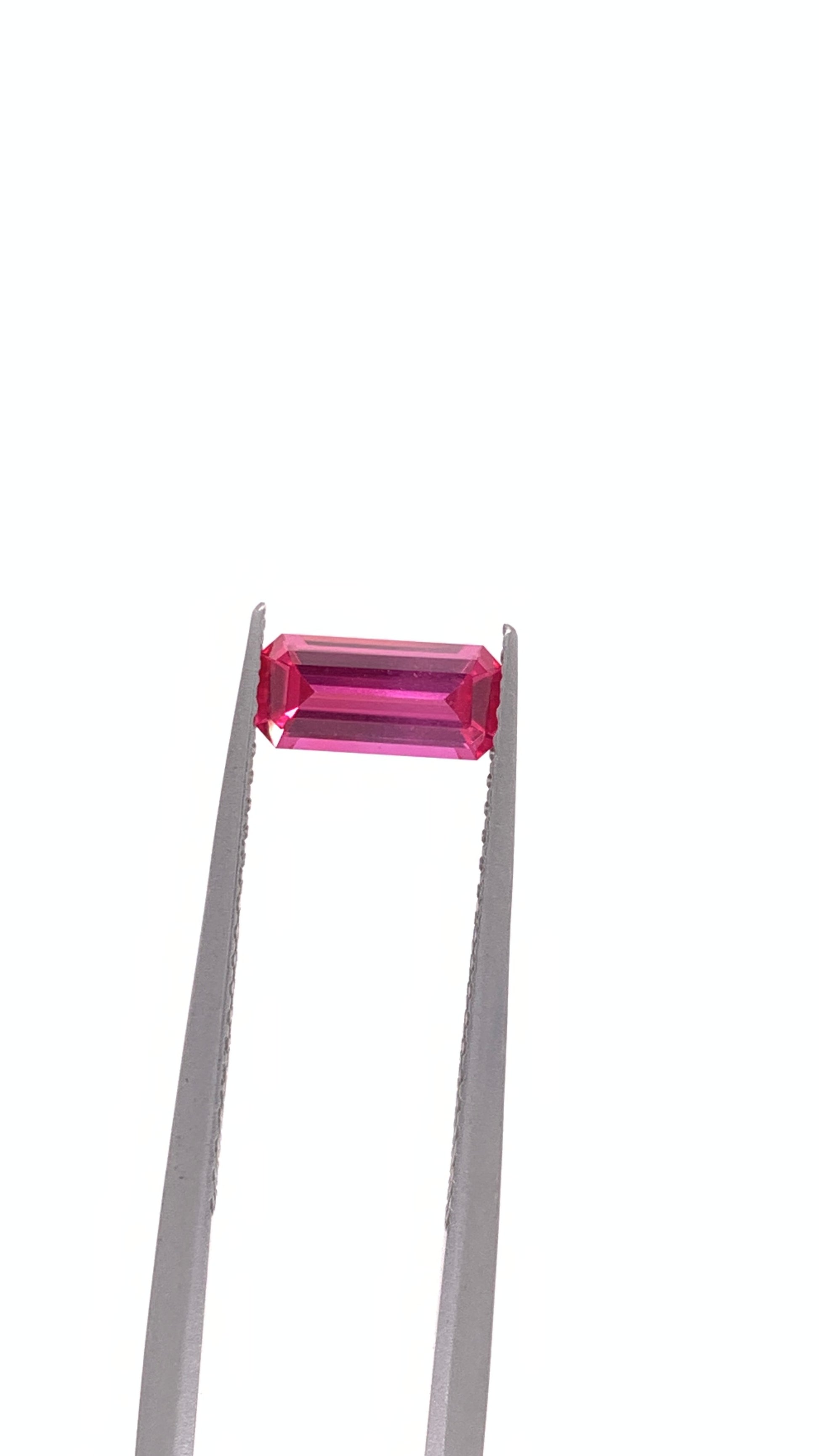 Pink Sapphire — 1.0ct Emerald Cut | 8.50 x 5.00mm | Mozambique | Heated