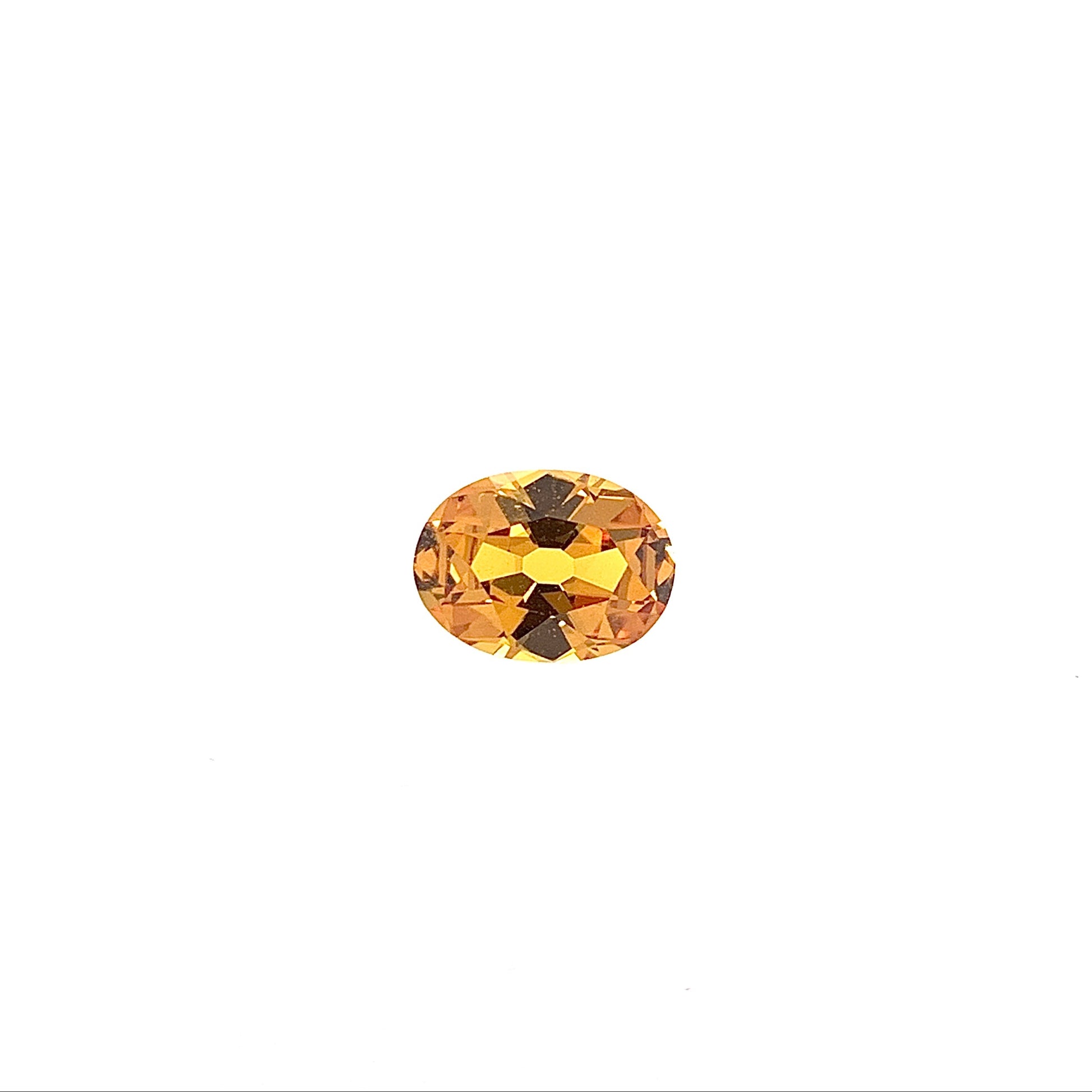 Orange Sapphire — 1.21ct Antique Oval | 7.50x5.50mm | Madagascar | Unheated