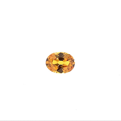 Orange Sapphire — 1.21ct Antique Oval | 7.50x5.50mm | Madagascar | Unheated