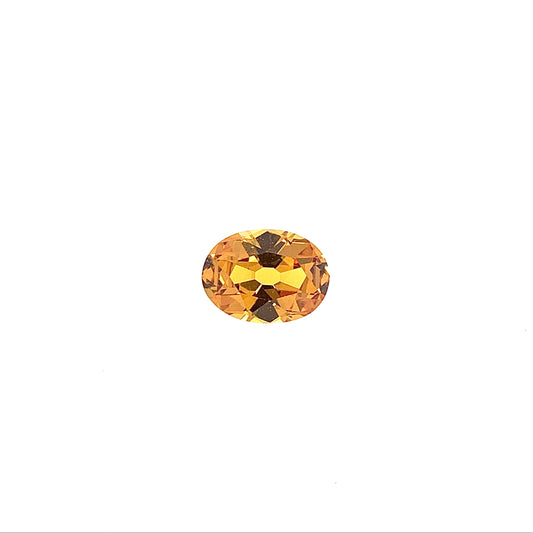 Orange Sapphire — 1.21ct Antique Oval | 7.50x5.50mm | Madagascar | Unheated