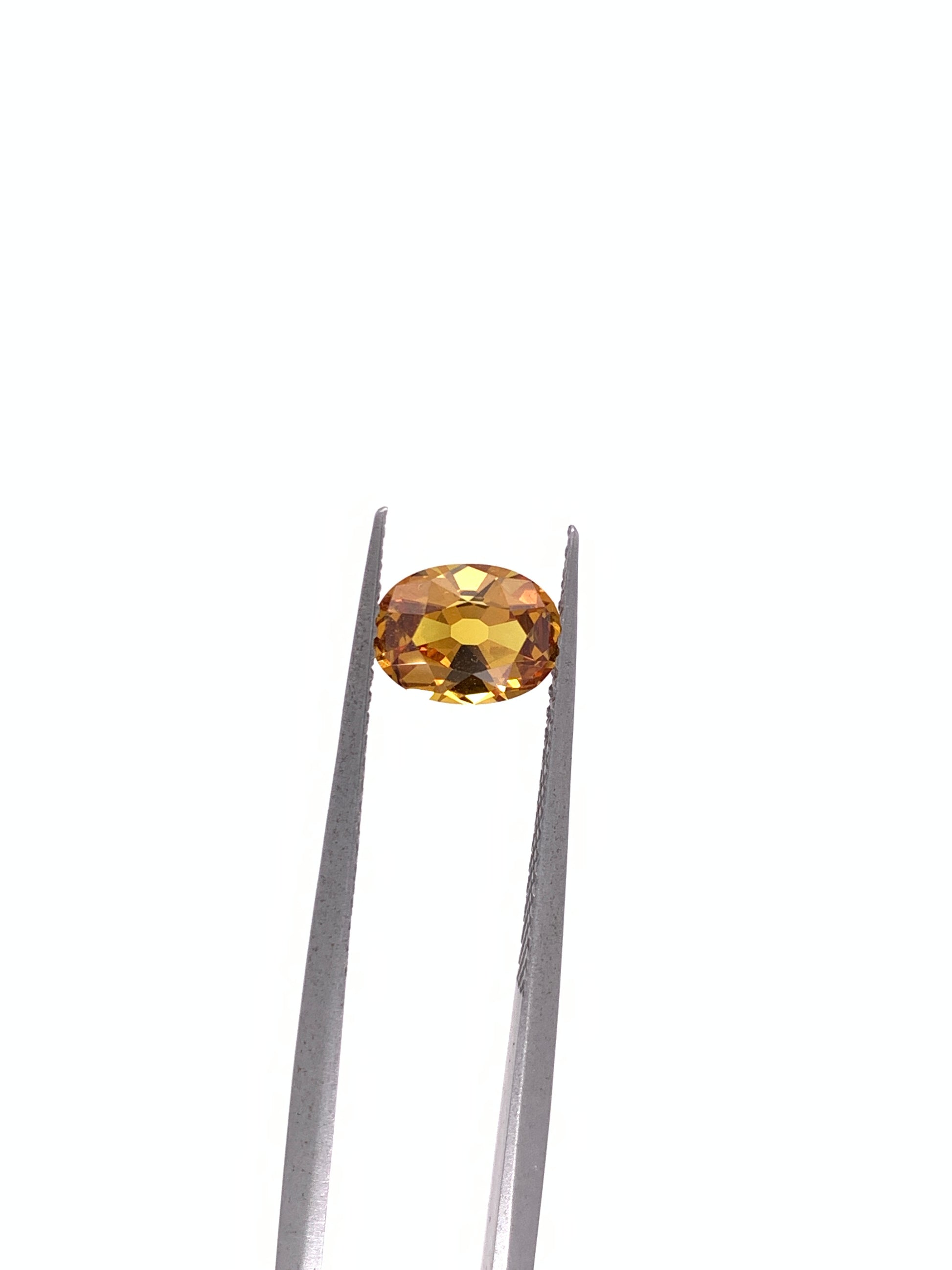 Orange Sapphire — 1.21ct Antique Oval | 7.50x5.50mm | Madagascar | Unheated