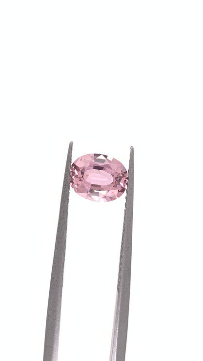 Pink Sapphire — 1.37ct Oval | 7.50 x 6.00mm | Madagascar | Unheated
