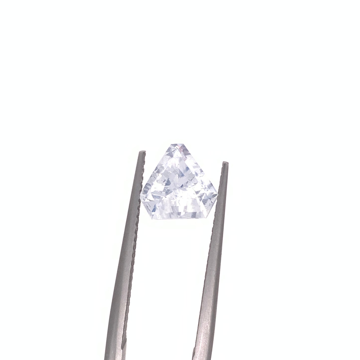 White Sapphire — 1.75ct Geometric | 8.20x7.85mm | Madagascar | Heated