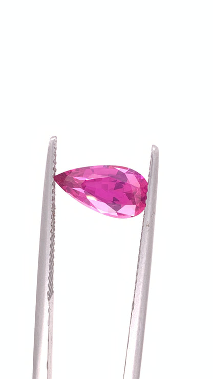 Pink Sapphire — 2.11ct Pear | 11.43 x 5.93mm | Mozambique | Heated