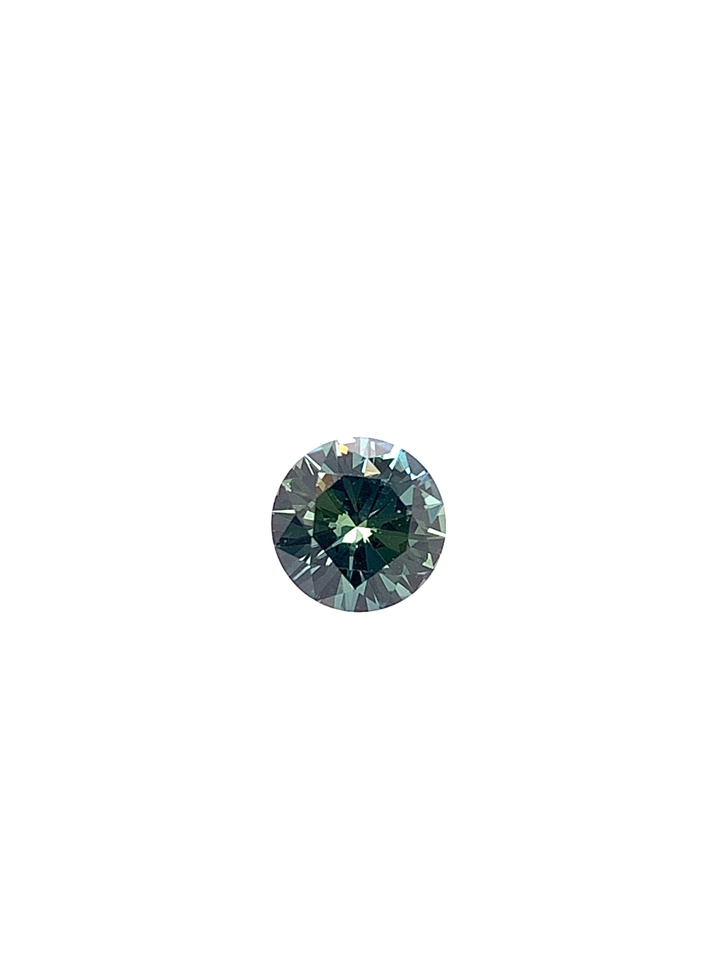 Green Sapphire — 1.05ct RBC | 6.2mm | Tanzania | Unheated