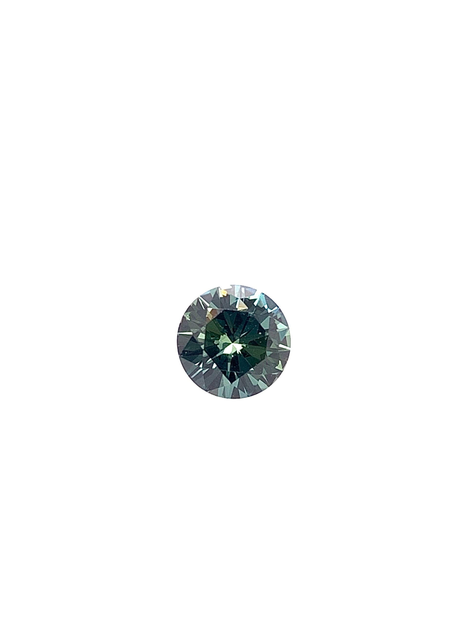 Green Sapphire — 1.05ct RBC | 6.2mm | Tanzania | Unheated