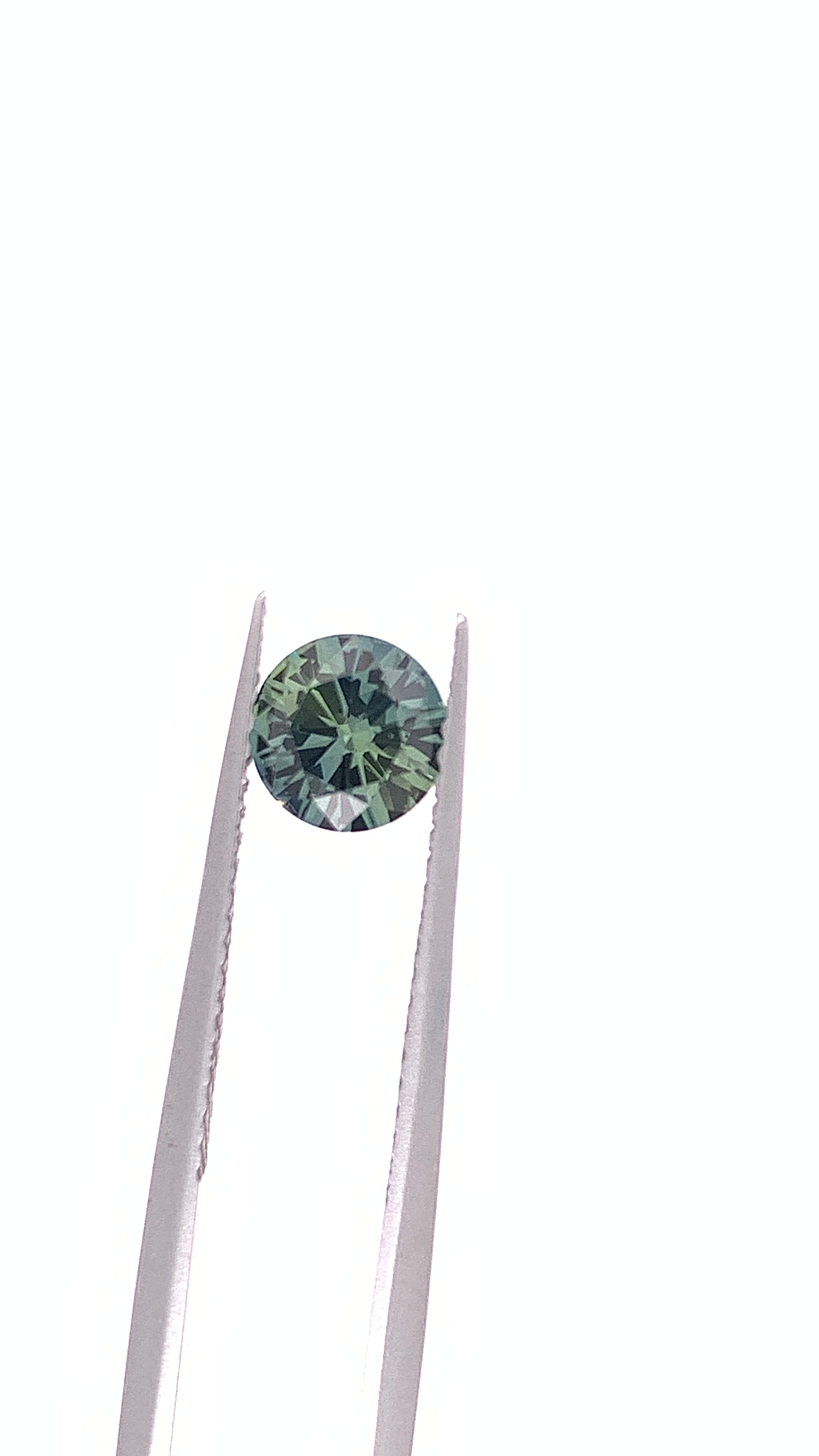 Green Sapphire — 1.05ct RBC | 6.2mm | Tanzania | Unheated