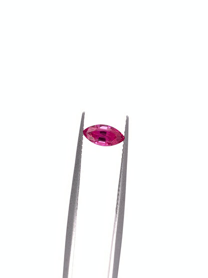 Pink Sapphire — 0.67ct Marquise | 8.00x4.00mm | Mozambique | Heated