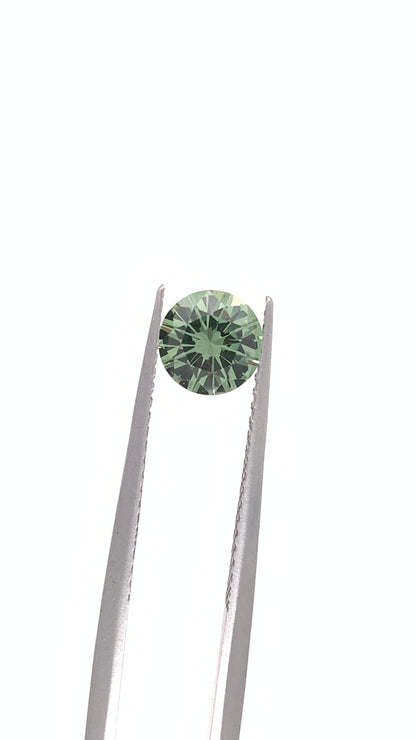 Green Sapphire — 0.92ct RBC | 6.0mm | Tanzania | Heated