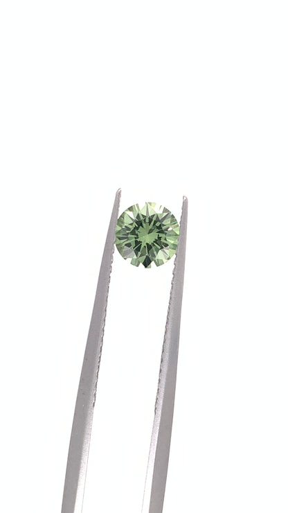 Green Sapphire — 0.77ct RBC | 5.5mm | Tanzania | Heated