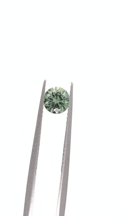 Green Sapphire — 0.73ct RBC | 5.45mm | Tanzania | Heated