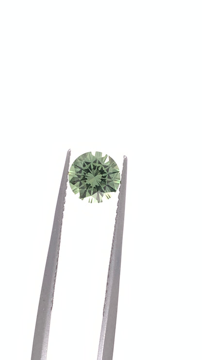 Green Sapphire — 0.94ct RBC | 5.9mm | Tanzania | Heated