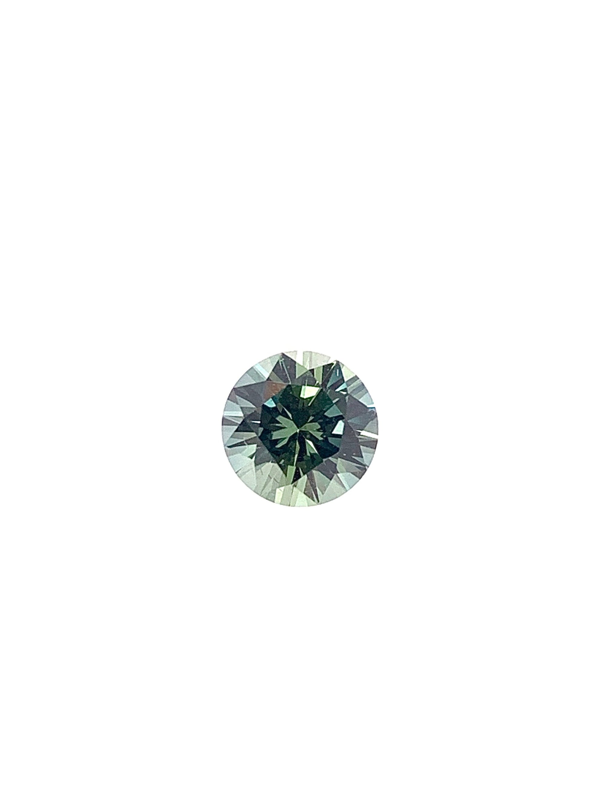 Green Sapphire — 1.11ct RBC | 6.2mm | Tanzania | Unheated