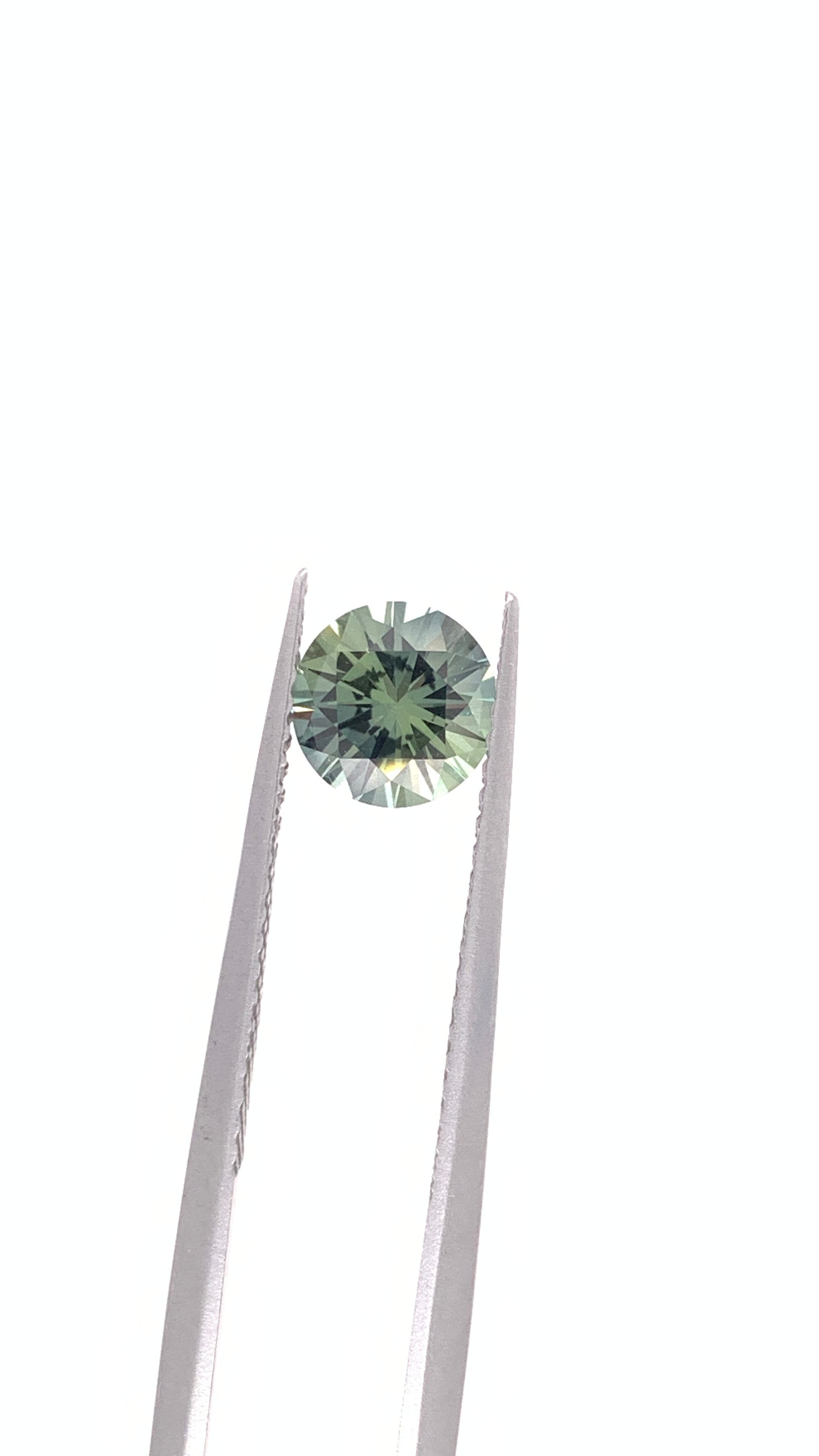 Green Sapphire — 1.11ct RBC | 6.2mm | Tanzania | Unheated