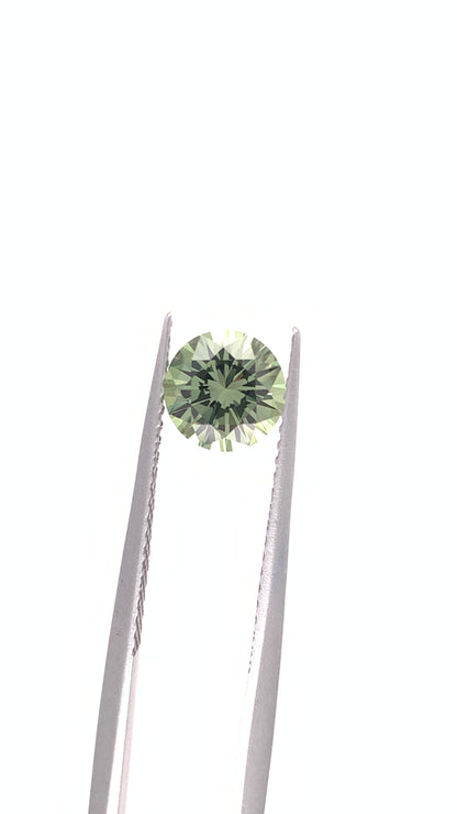 Green Sapphire — 1.15ct RBC | 6.35mm | Tanzania | Heated