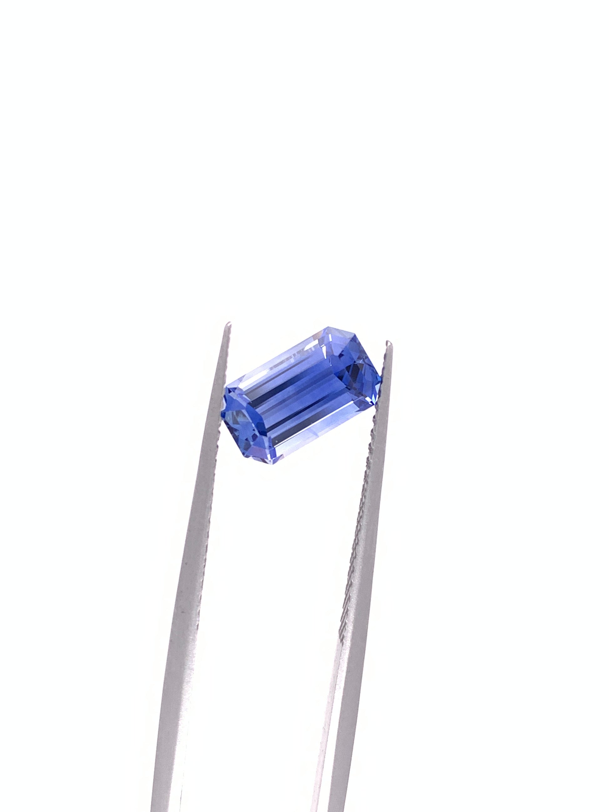 Blue Sapphire — 2.15ct Emerald Cut | 9.40x5.40mm | Sri Lanka | Heated